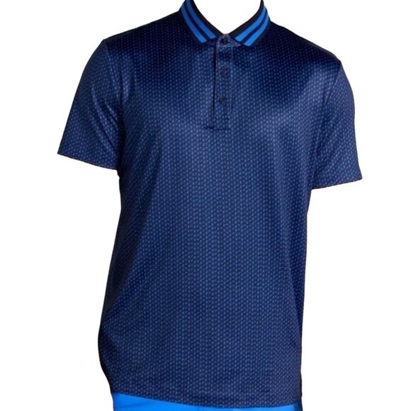 Redvanly Pascal Polo in Midnight Blue, NWT sz Small Stretch Performance Golf - Picture 1 of 10